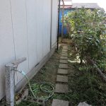 庭へ通路